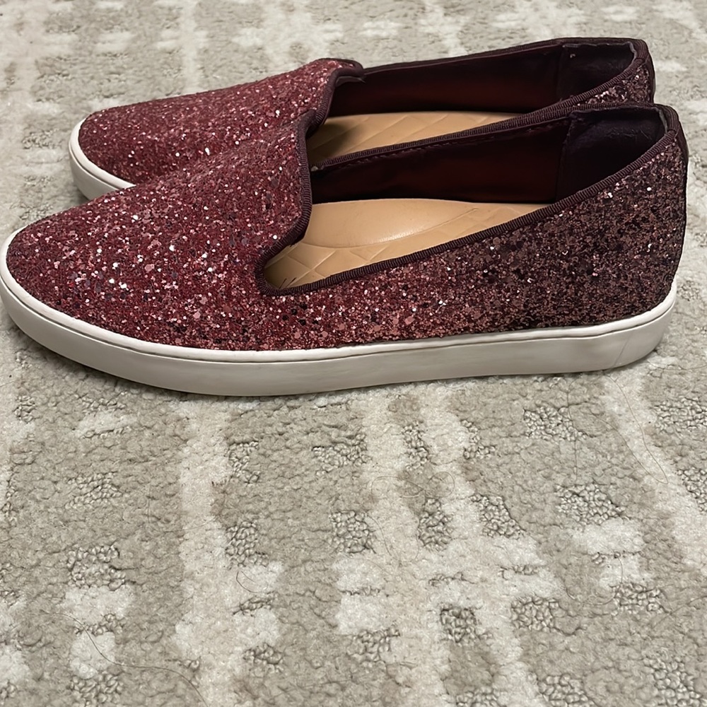BIRDIES OMBRE ROSE GLITTER STARLING FLATS - Picture 2 of 4